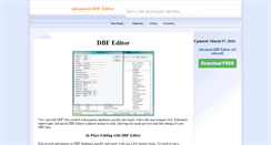 Desktop Screenshot of dbf-edit.com